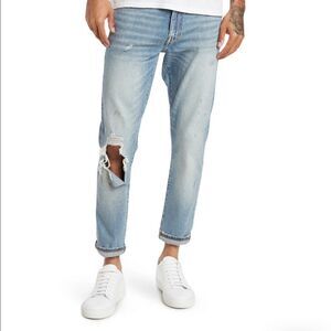 NWT Joe’s The Dean Distressed Slim Tapered Jeans size 34x36‎
